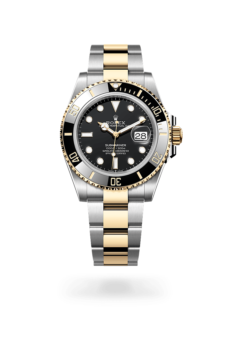 Rolex Submariner in Yellow Rolesor - การผสมผสานระหว่าง Oystersteel และทองคำ, M126613LN-0002 - NGG Timepieces