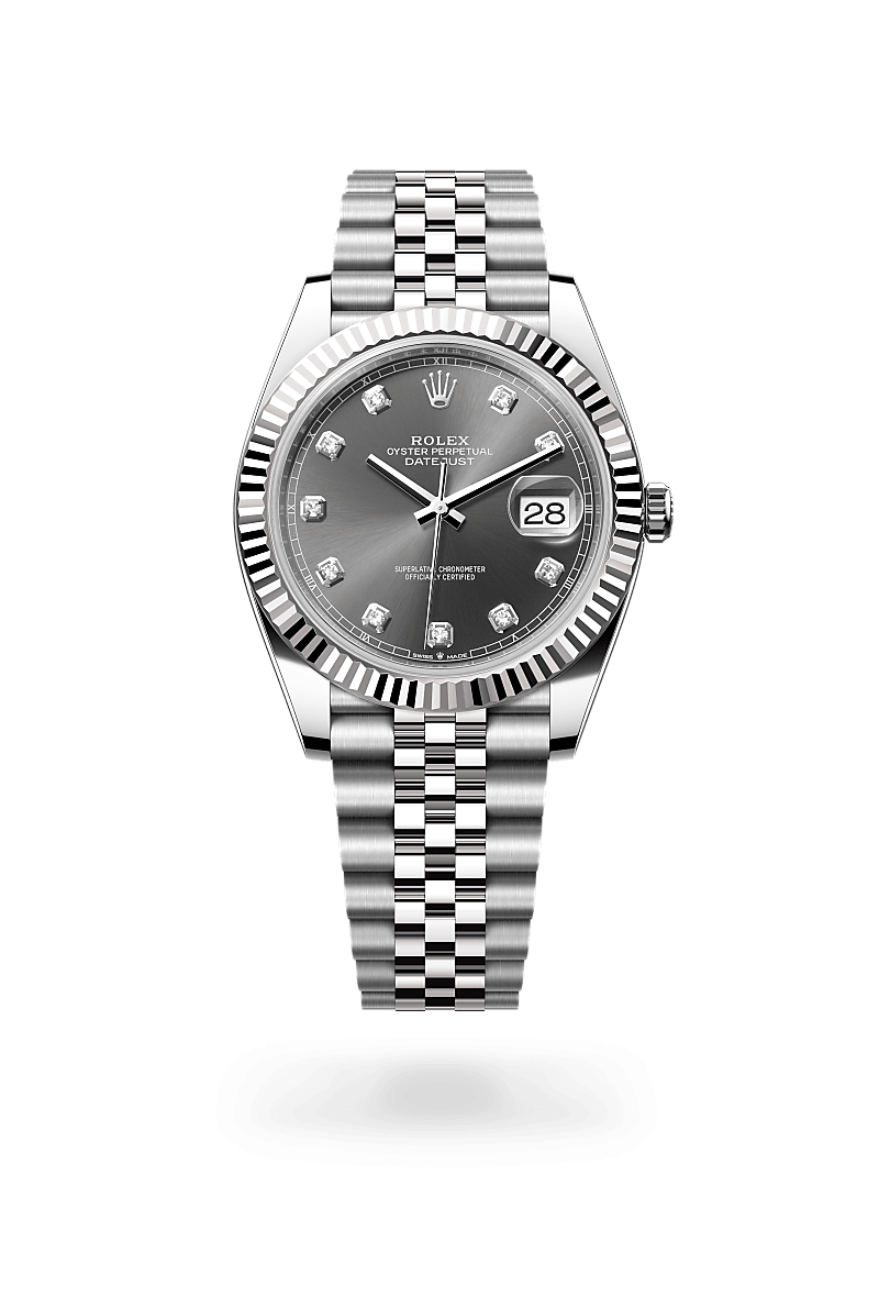 Rolex Datejust in White Rolesor - combination of Oystersteel and white gold, M126334-0006 - NGG Timepieces