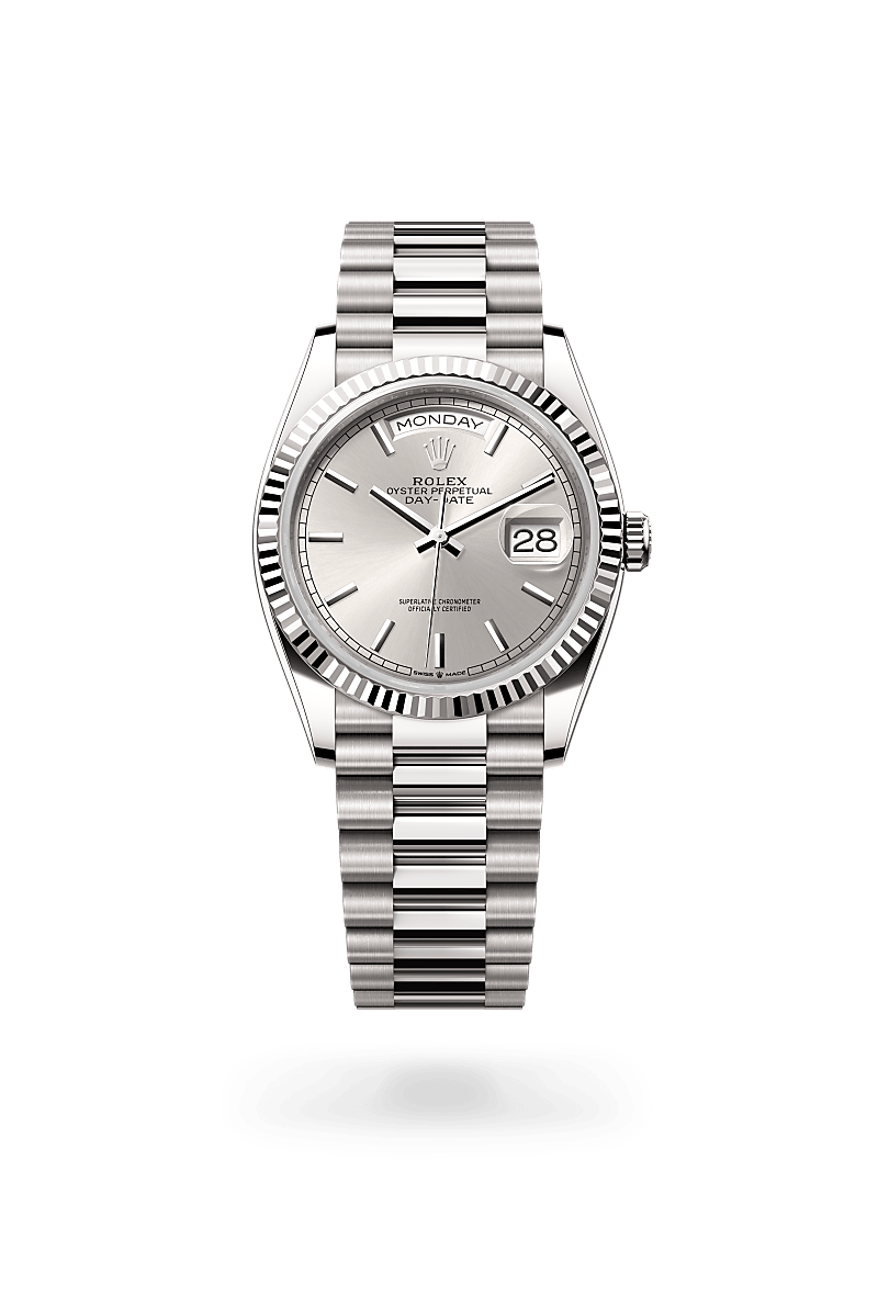 Rolex Day-Date in 18 ct white gold, M128239-0005 - NGG Timepieces