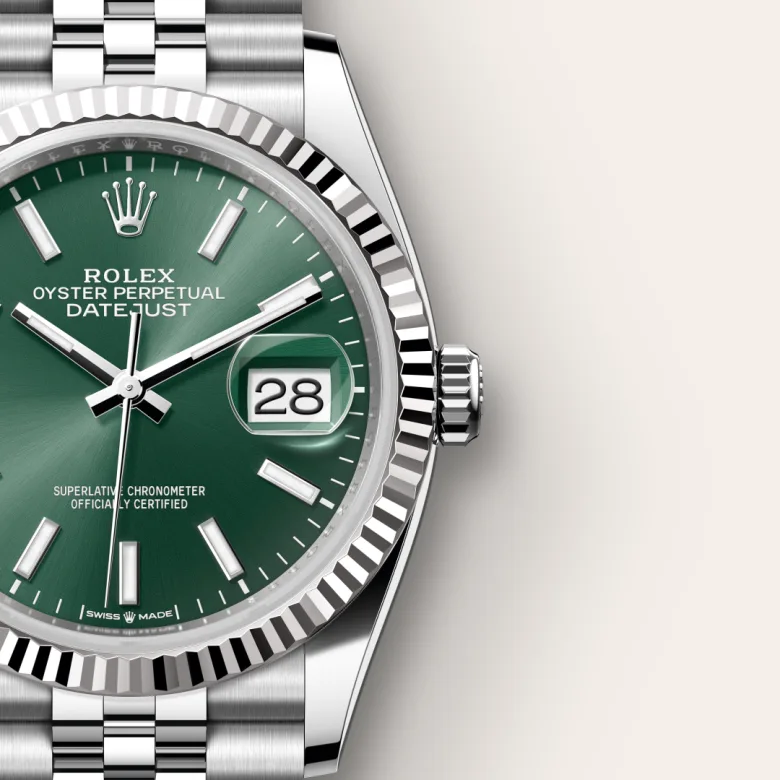 Rolex Datejust in White Rolesor - การผสมผสานระหว่าง Oystersteel และทองคำขาว, M126234-0051 - NGG Timepieces