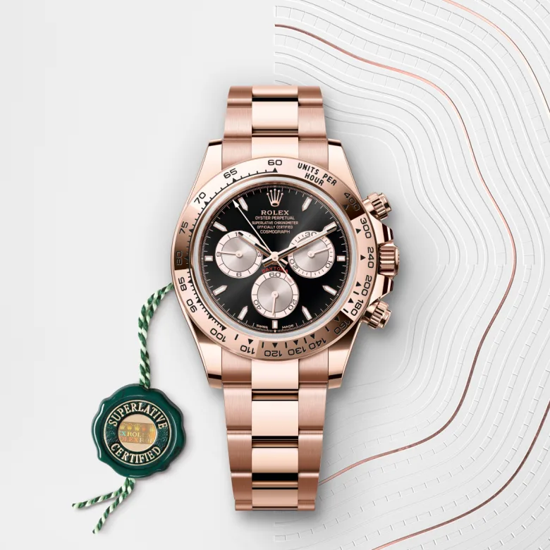 Rolex Cosmograph Daytona in 18 ct Everose gold, M126505-0001 - NGG Timepieces