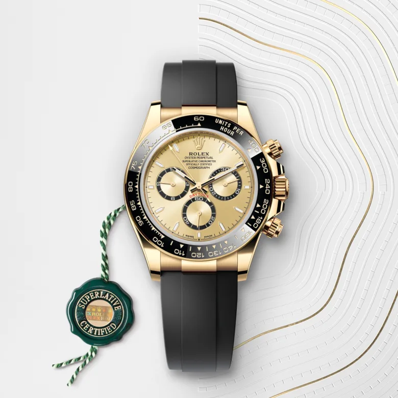 Rolex Cosmograph Daytona in 18 ct yellow gold, m126518ln-0010 - NGG Timepieces