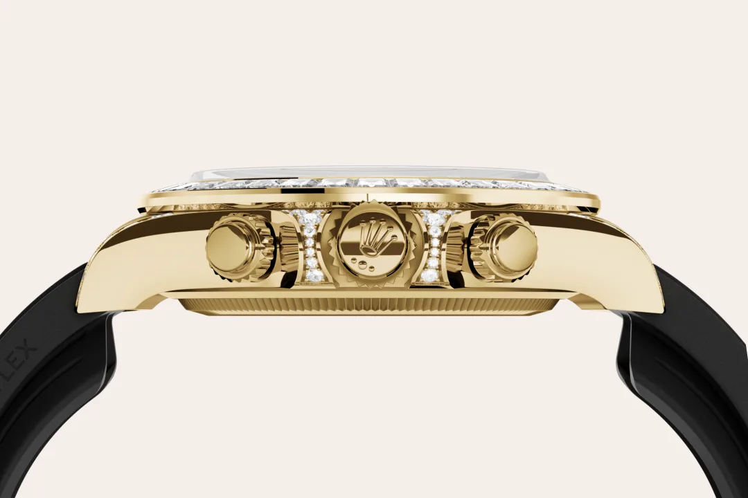 Rolex Cosmograph Daytona in 18 ct yellow gold with lugs set with diamonds, m126538tbr-0004 - NGG Timepieces Rolex Cosmograph Daytona in 18 ct yellow gold with lugs set with diamonds, m126538tbr-0004 - NGG Timepieces