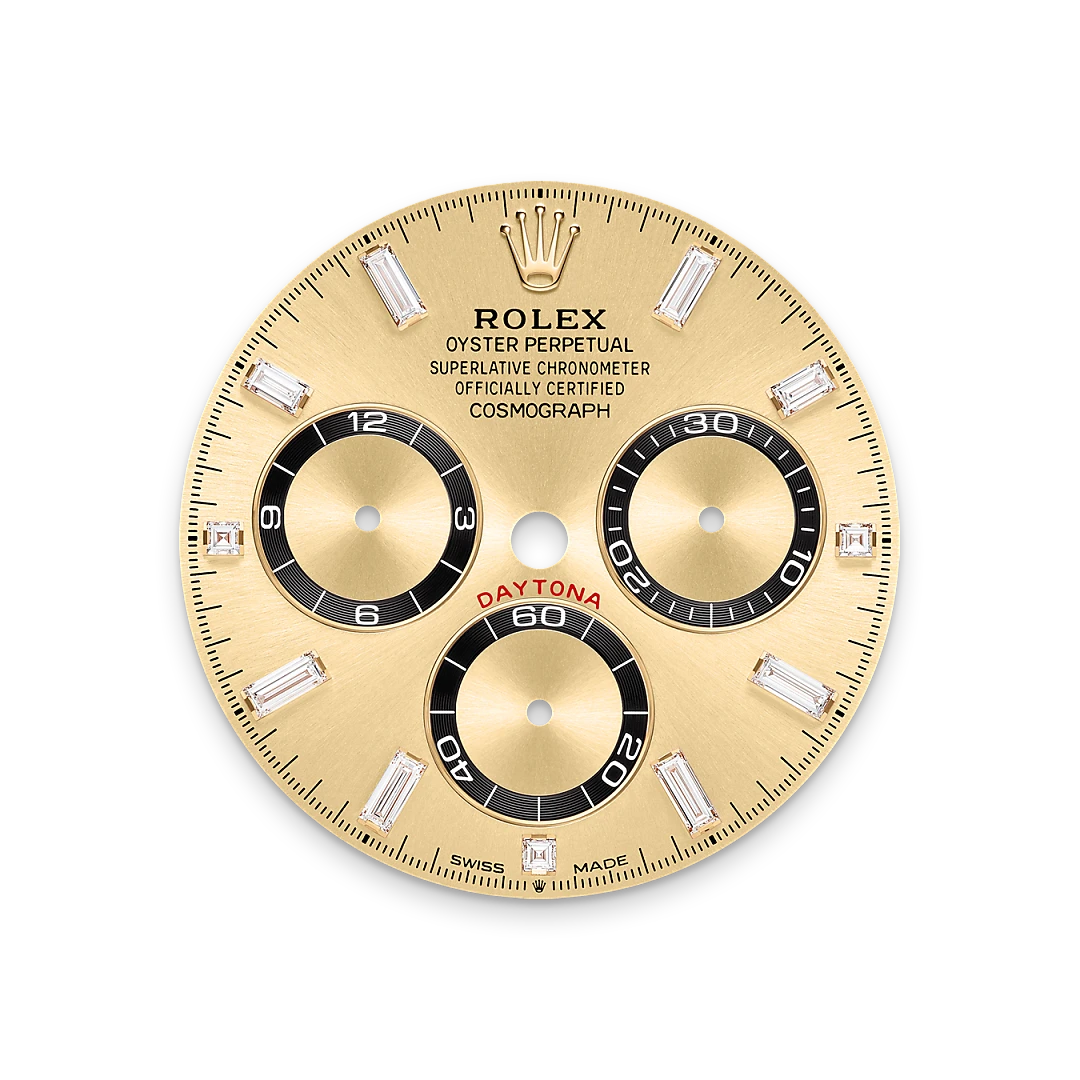 Rolex Cosmograph Daytona in 18 ct yellow gold with lugs set with diamonds, m126538tbr-0004 - NGG Timepieces Rolex Cosmograph Daytona in 18 ct yellow gold with lugs set with diamonds, m126538tbr-0004 - NGG Timepieces