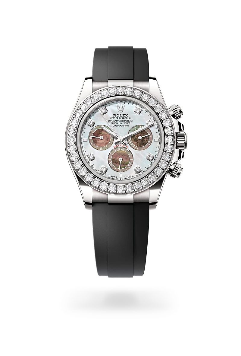 Rolex Cosmograph Daytona in ทองคำขาว 18 กะรัต, M126589RBR-0001 - NGG Timepieces