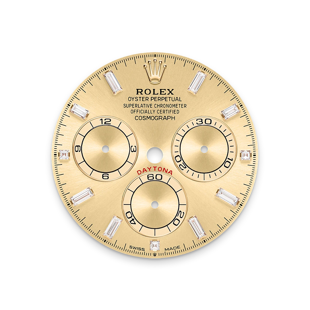 Rolex Cosmograph Daytona in 18 ct yellow gold with lugs set with diamonds, M126598TBR-0001 - NGG Timepieces Rolex Cosmograph Daytona in 18 ct yellow gold with lugs set with diamonds, M126598TBR-0001 - NGG Timepieces