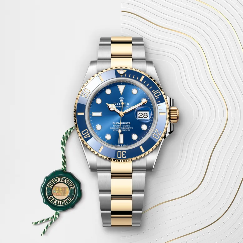 Rolex Submariner in Yellow Rolesor - combination of Oystersteel and yellow gold, M126613LB-0002 - NGG Timepieces