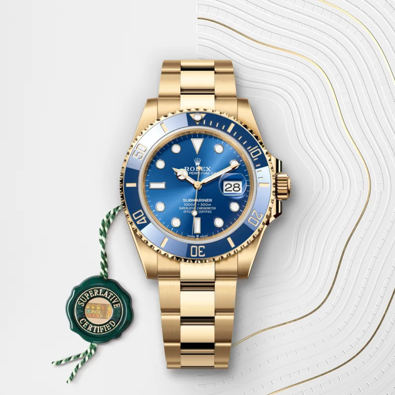 Rolex Submariner in ทองคำ 18 กะรัต, m126618lb-0002 - NGG Timepieces