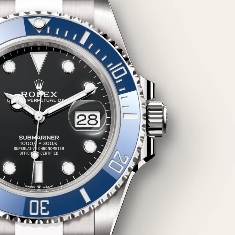 Rolex Submariner in 18 ct white gold, M126619LB-0003 - NGG Timepieces