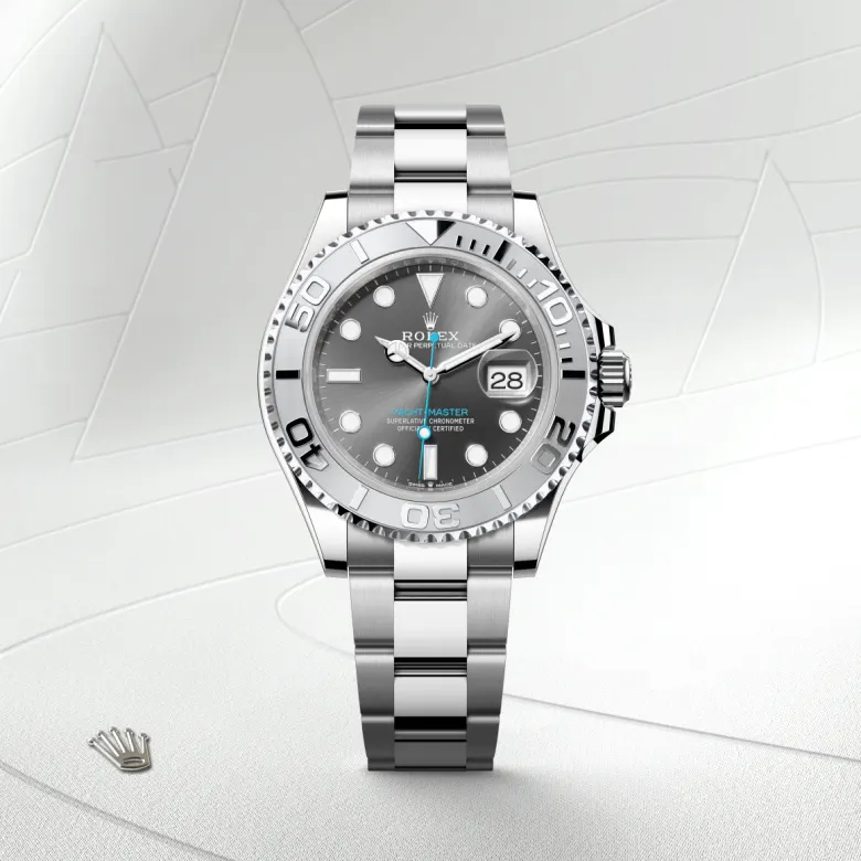 Rolex Yacht-Master in Rolesium - การผสมผสานระหว่าง Oystersteel และแพลทินัม, M126622-0001 - NGG Timepieces