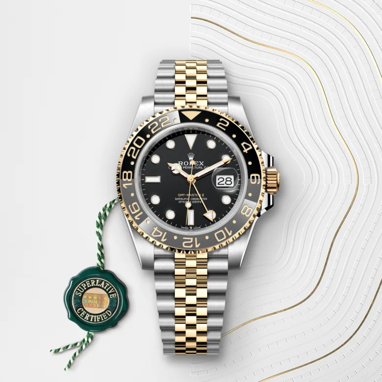 Rolex GMT-Master II in Yellow Rolesor - combination of Oystersteel and yellow gold, M126713GRNR-0001 - NGG Timepieces