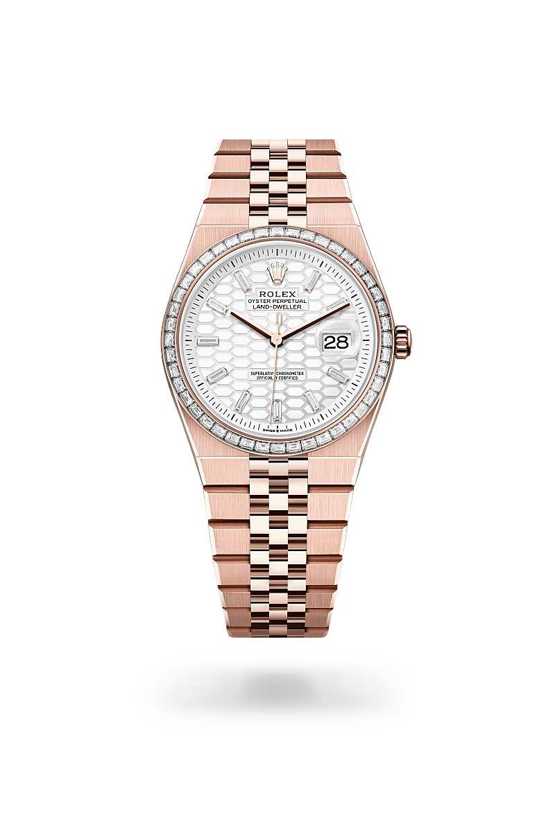 Rolex Land-Dweller in 18 ct Everose gold, M127285TBR-0002 - NGG Timepieces