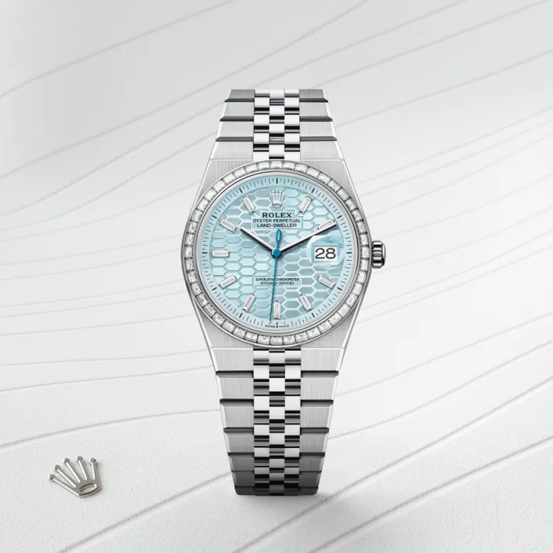 Rolex Land-Dweller in Platinum, M127286TBR-0001 - NGG Timepieces