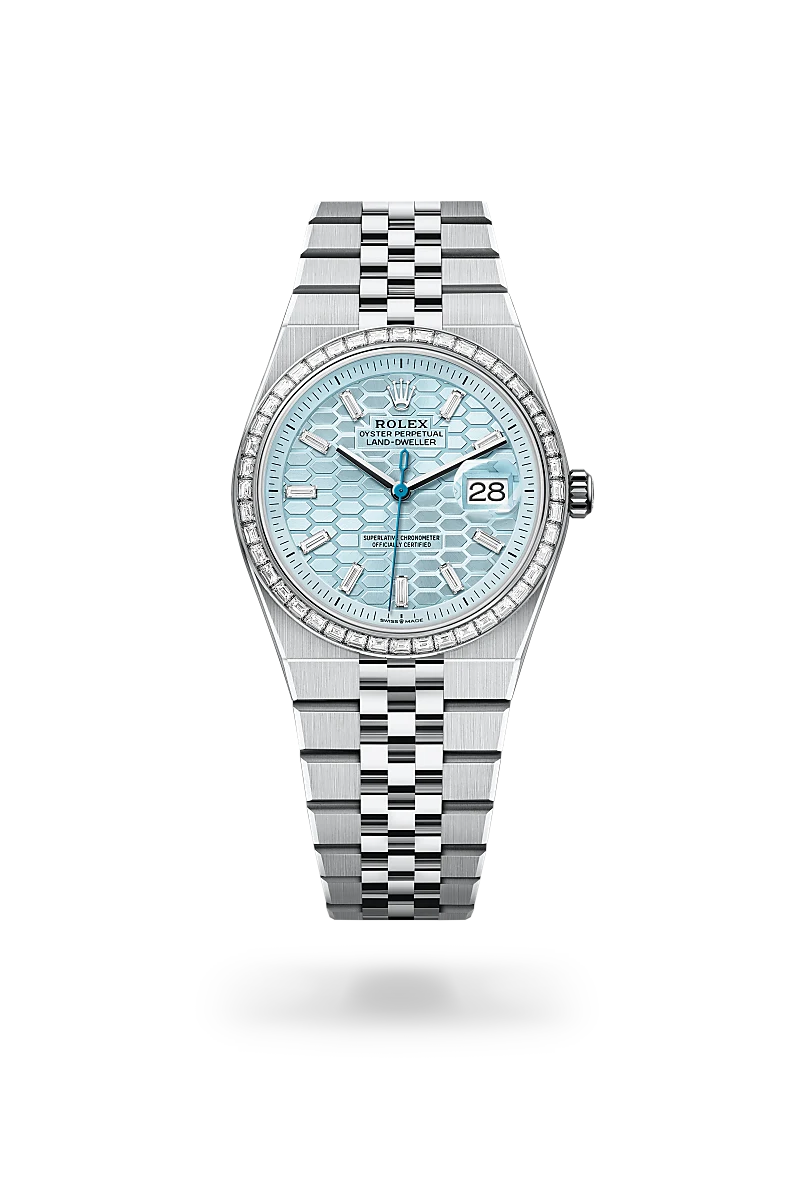 Rolex Land-Dweller in Platinum, M127286TBR-0001 - NGG Timepieces