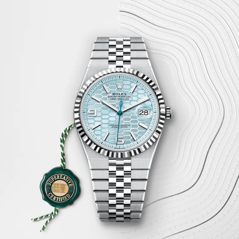 Rolex Land-Dweller in แพลทินัม, M127336-0001 - NGG Timepieces