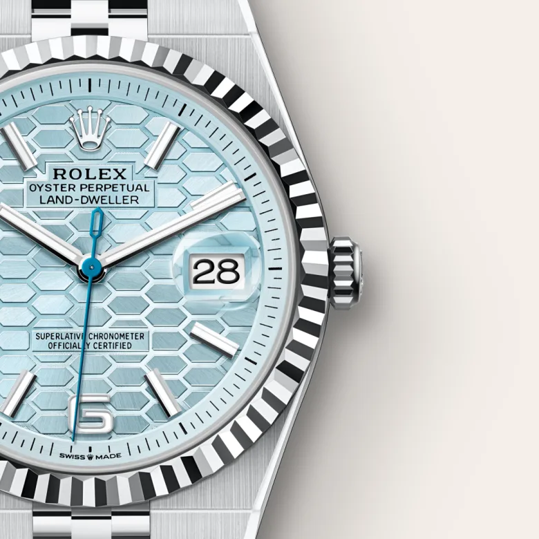 Rolex Land-Dweller in แพลทินัม, M127336-0001 - NGG Timepieces