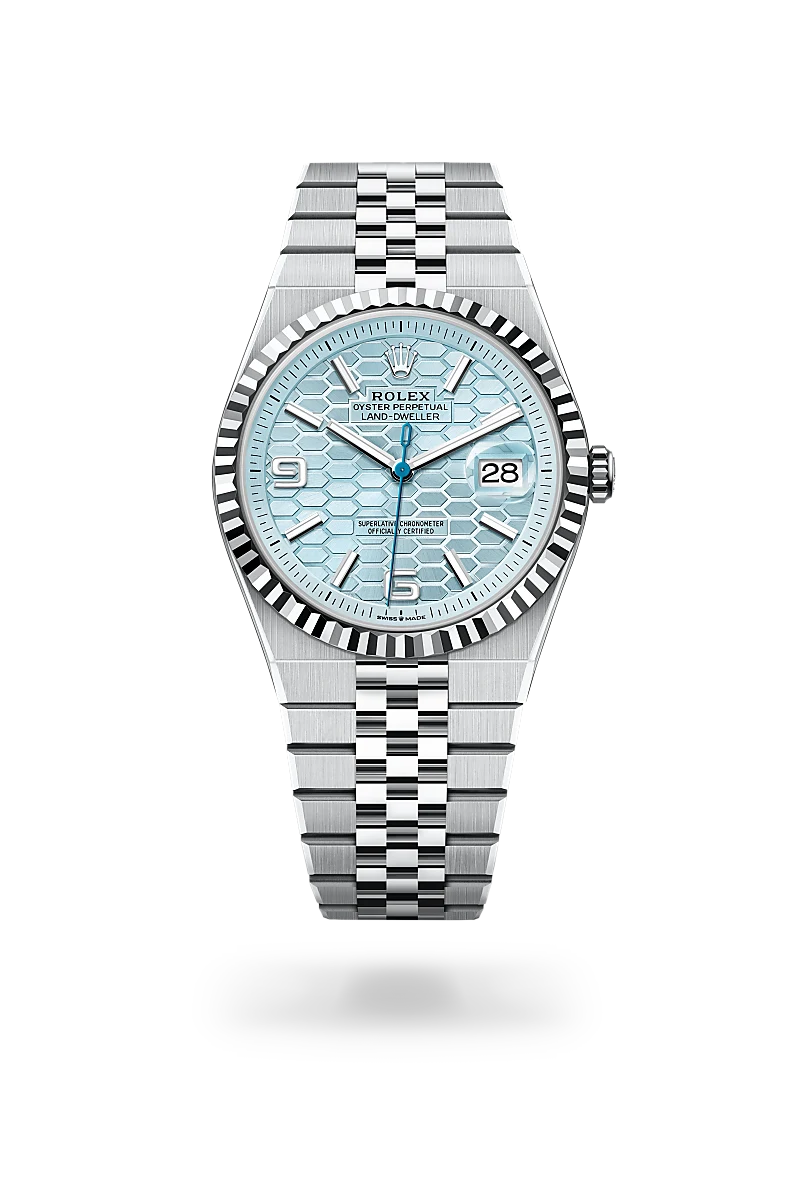 Rolex Land-Dweller in Platinum, M127336-0001 - NGG Timepieces