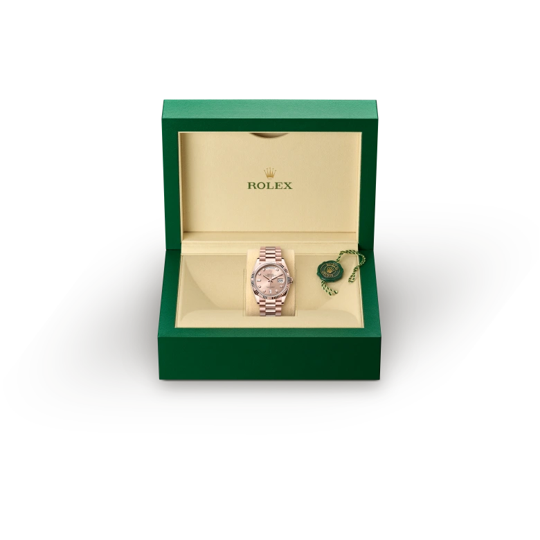 Rolex Day-Date in 18 ct Everose gold, M128235-0009 - NGG Timepieces