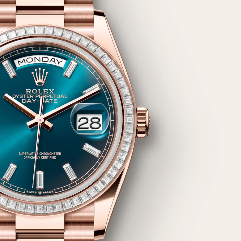 Rolex Day-Date in 18 ct Everose gold, M128395TBR-0032 - NGG Timepieces