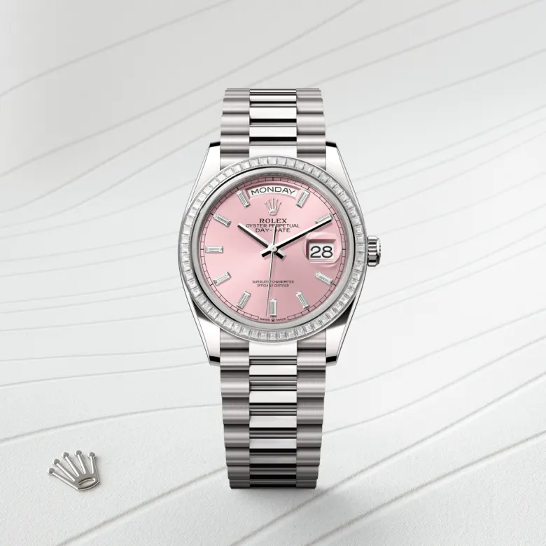 Rolex Day-Date in ทองคำขาว 18 กะรัต, M128399TBR-0029 - NGG Timepieces