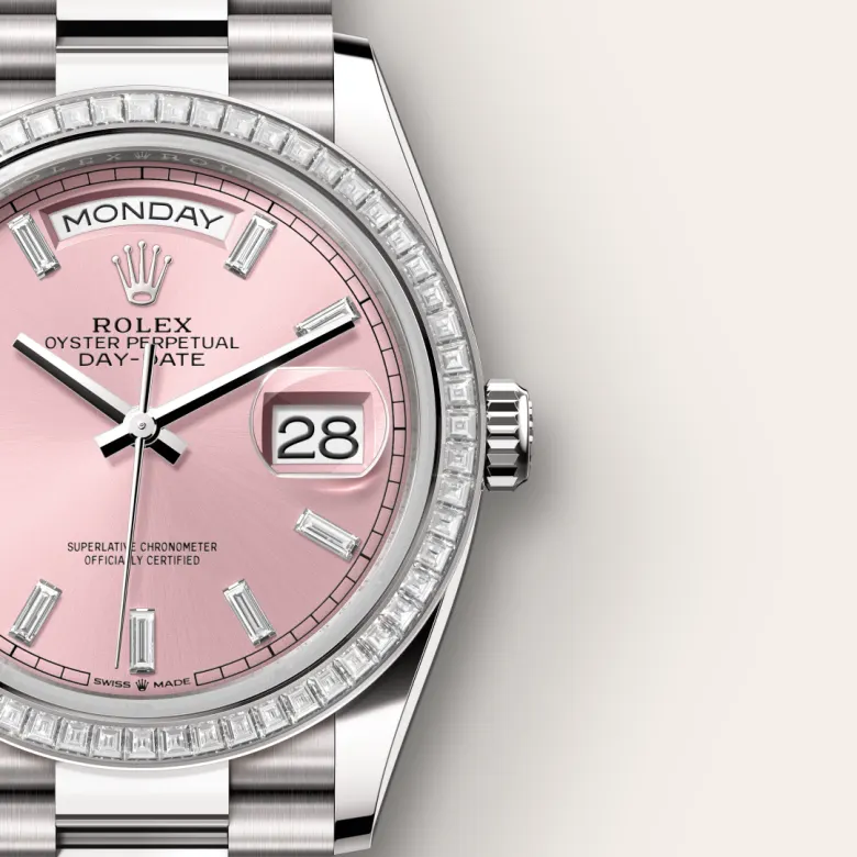 Rolex Day-Date in ทองคำขาว 18 กะรัต, M128399TBR-0029 - NGG Timepieces