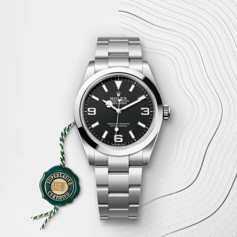 Rolex Explorer in Oystersteel, M224270-0001 - NGG Timepieces