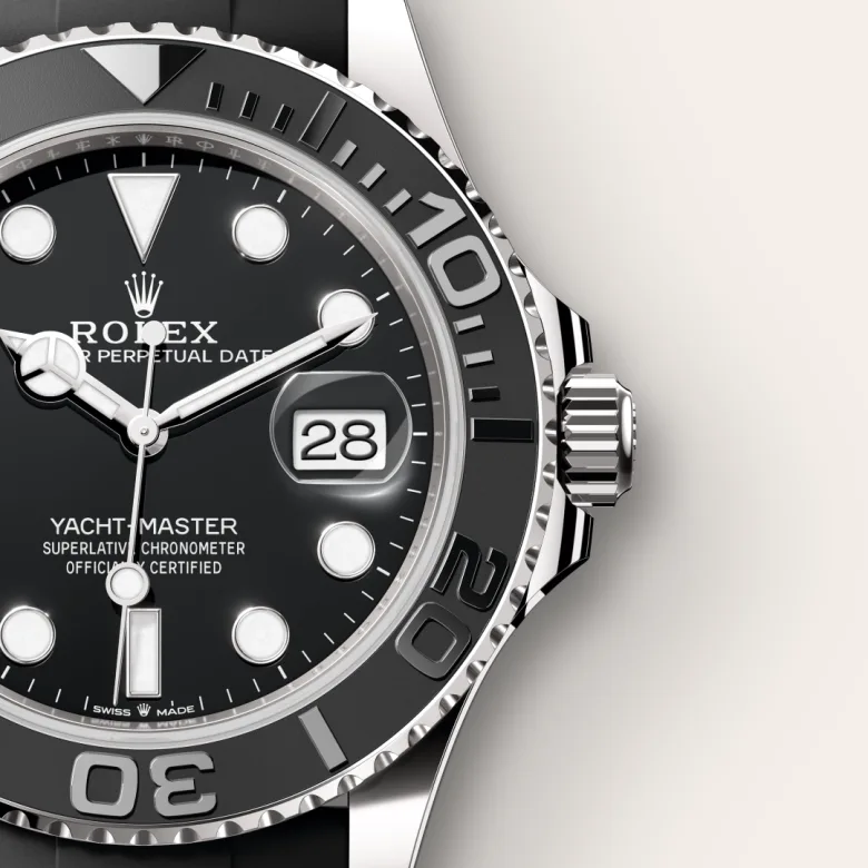 Rolex Yacht-Master in ทองคำขาว 18 กะรัต, M226659-0002 - NGG Timepieces