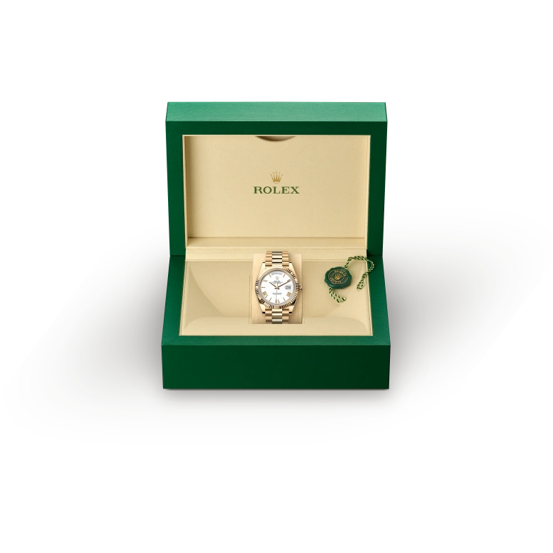 Rolex Day-Date in 18 ct yellow gold, M228238-0042 - NGG Timepieces