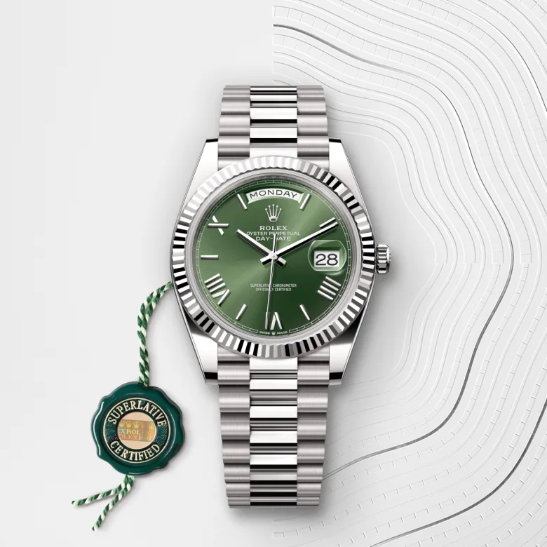 Rolex Day-Date in ทองคำขาว 18 กะรัต, M228239-0033 - NGG Timepieces