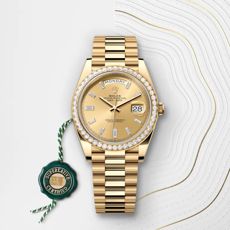 Rolex Day-Date in 18 ct yellow gold, M228348RBR-0002 - NGG Timepieces