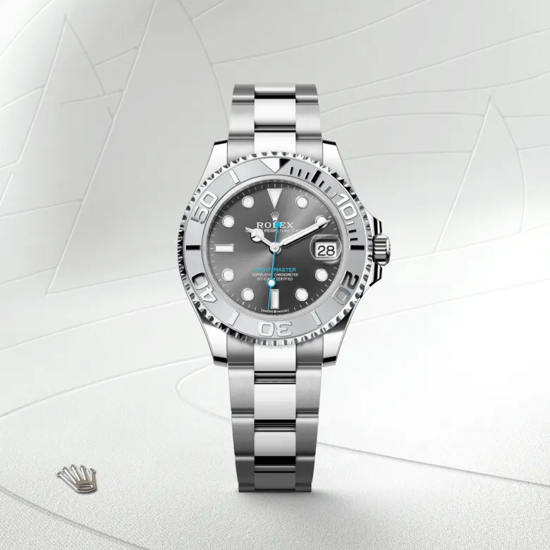 Rolex Yacht-Master in Rolesium - combination of Oystersteel and platinum, M268622-0002 - NGG Timepieces