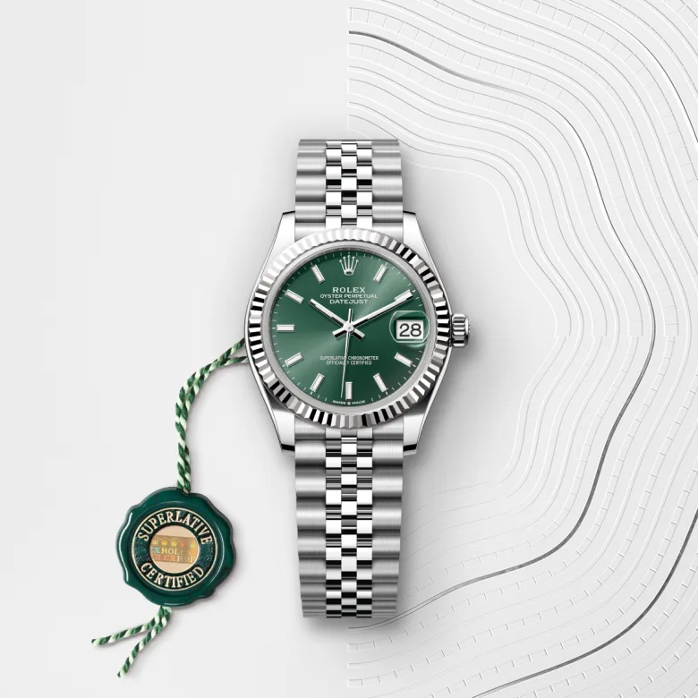 Rolex Datejust in White Rolesor - combination of Oystersteel and white gold, M278274-0018 - NGG Timepieces