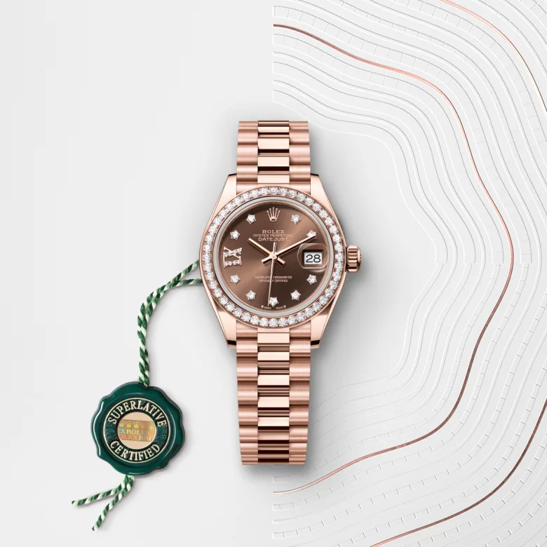 Rolex Lady-Datejust in Everose gold 18 กะรัต, M279135RBR-0001 - NGG Timepieces