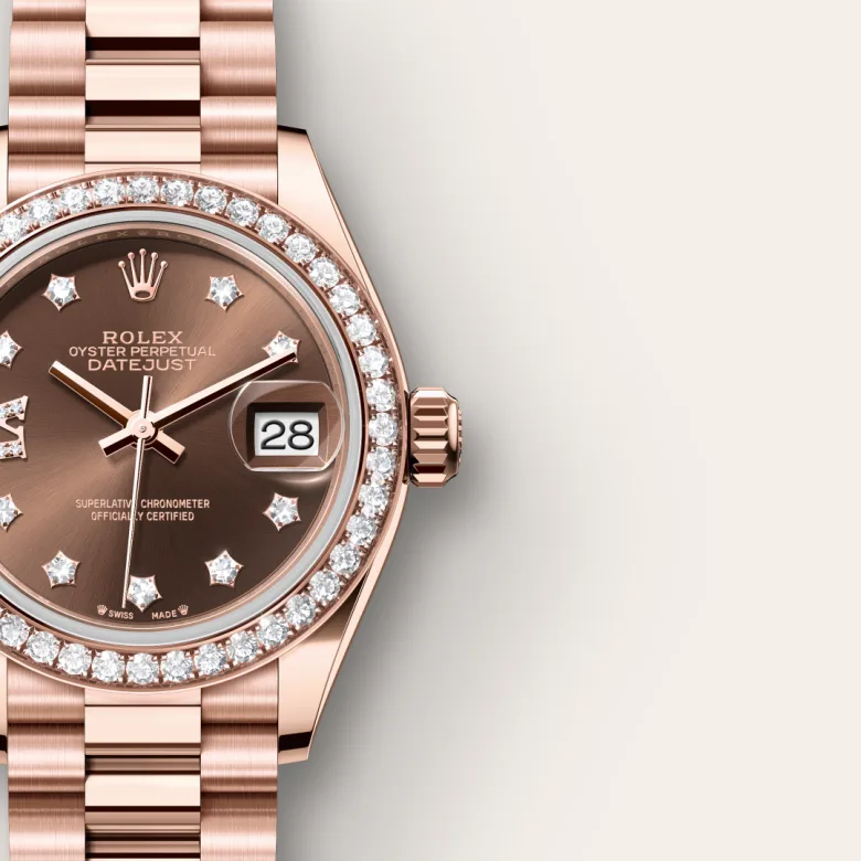 Rolex Lady-Datejust in Everose gold 18 กะรัต, M279135RBR-0001 - NGG Timepieces