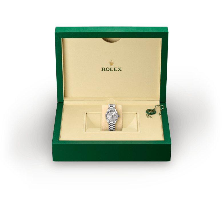 Rolex Lady-Datejust in ทองคำขาว 18 กะรัต, m279139rbr-0007 - NGG Timepieces