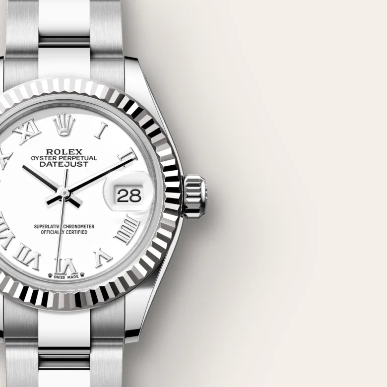 Rolex Lady-Datejust in White Rolesor - combination of Oystersteel and white gold, M279174-0020 - NGG Timepieces