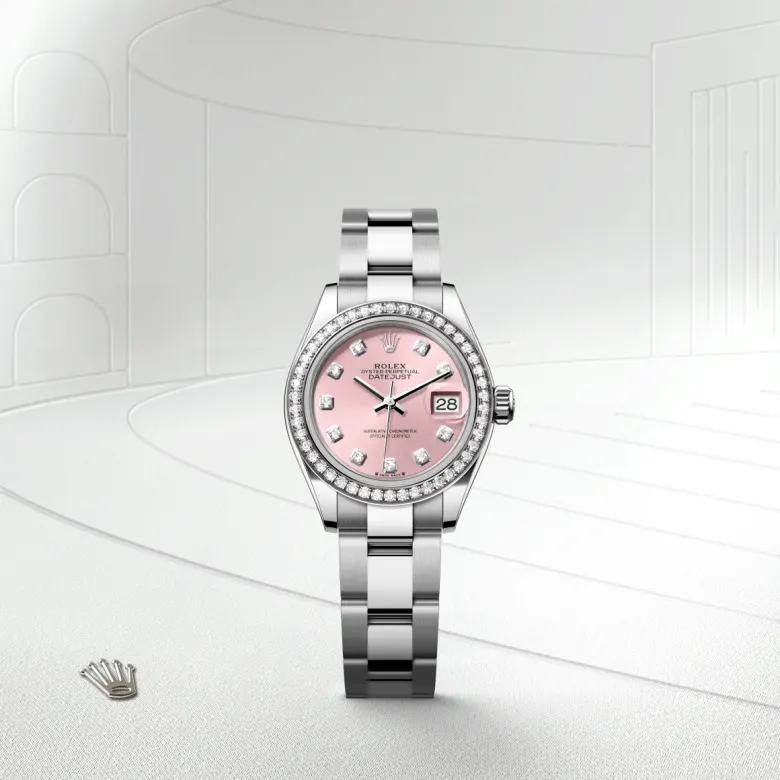 Rolex Lady-Datejust in White Rolesor - การผสมผสานระหว่าง Oystersteel และทองคำขาว, M279384RBR-0004 - NGG Timepieces