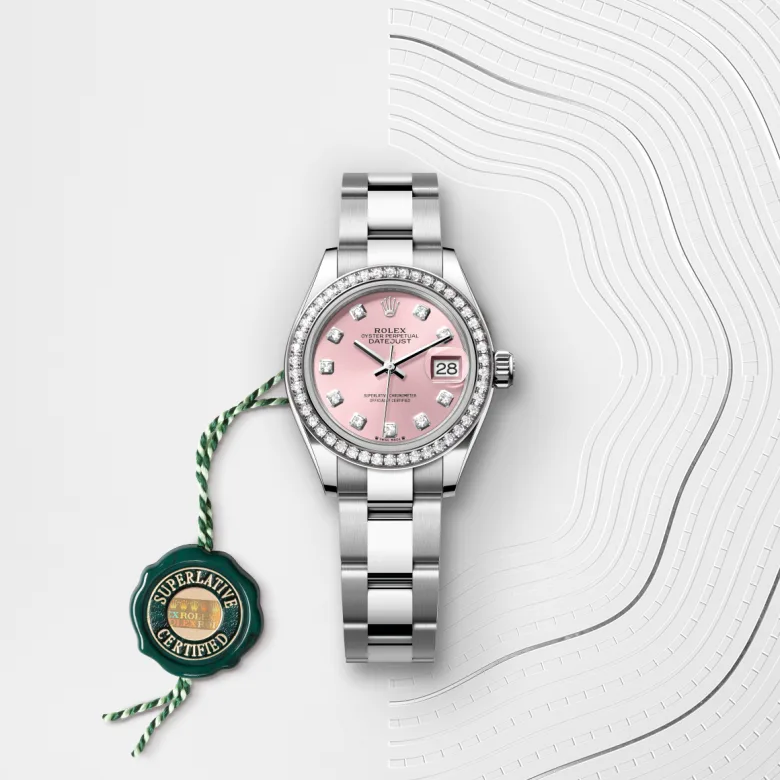 Rolex Lady-Datejust in White Rolesor - combination of Oystersteel and white gold, M279384RBR-0004 - NGG Timepieces