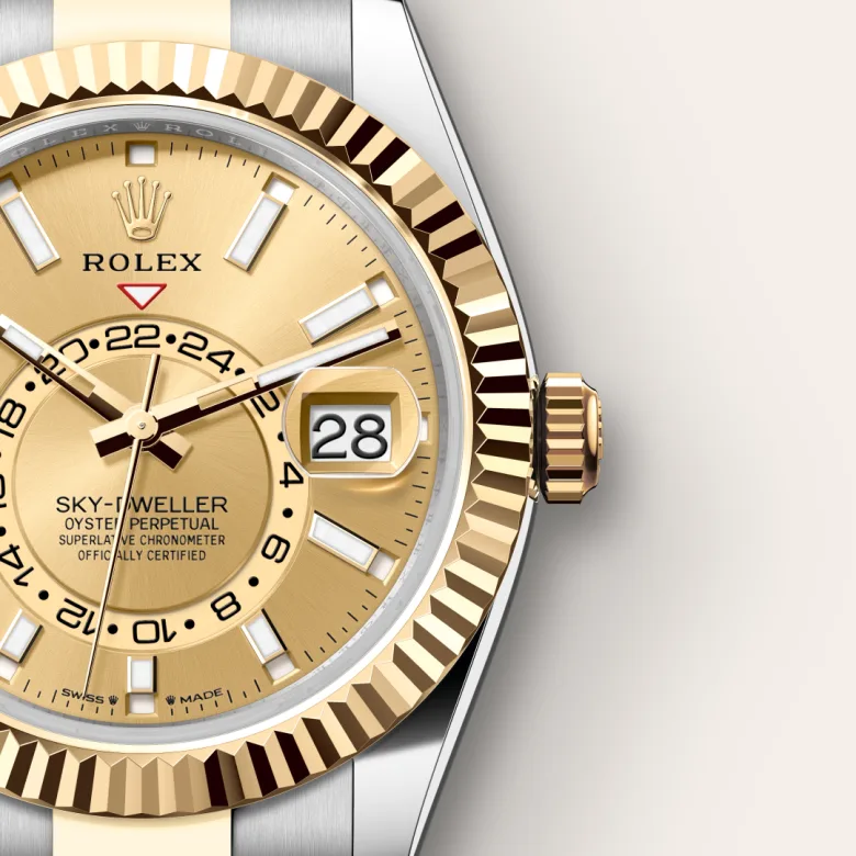 Rolex Sky-Dweller in Yellow Rolesor - การผสมผสานระหว่าง Oystersteel และทองคำ, M336933-0001 - NGG Timepieces