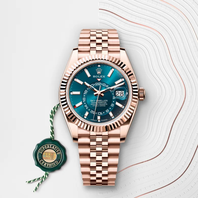 Rolex Sky-Dweller in Everose gold 18 กะรัต, m336935-0005 - NGG Timepieces