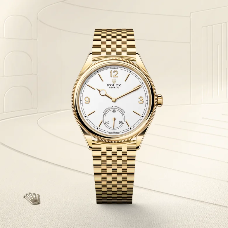 Rolex 1908 in 18 ct yellow gold, M52508-0008 - NGG Timepieces