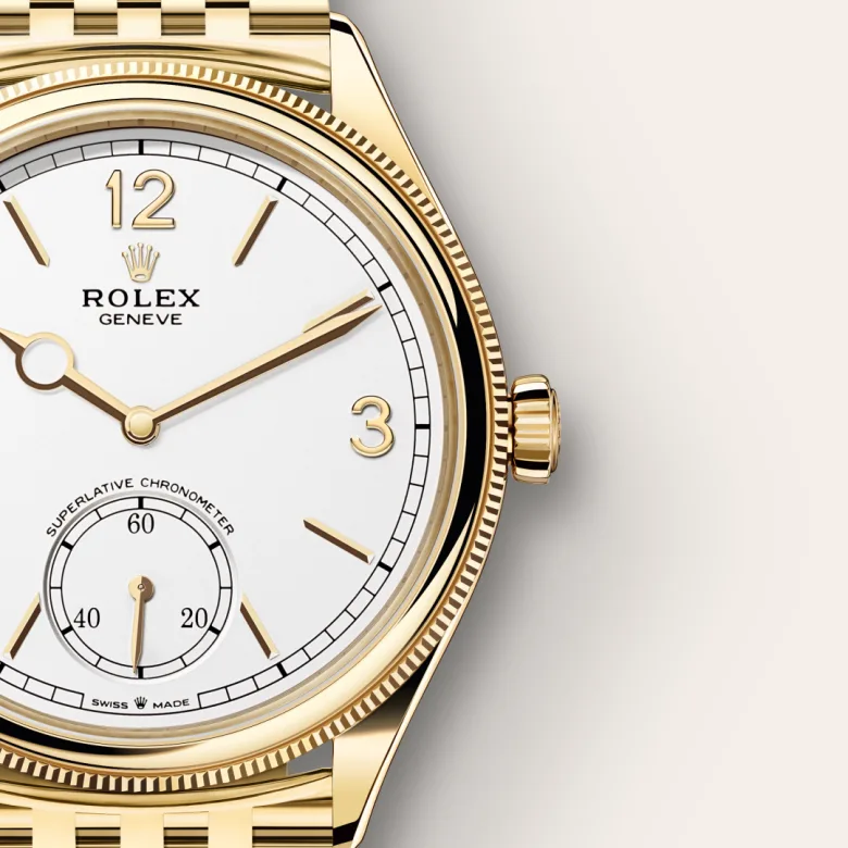 Rolex 1908 in 18 ct yellow gold, M52508-0008 - NGG Timepieces