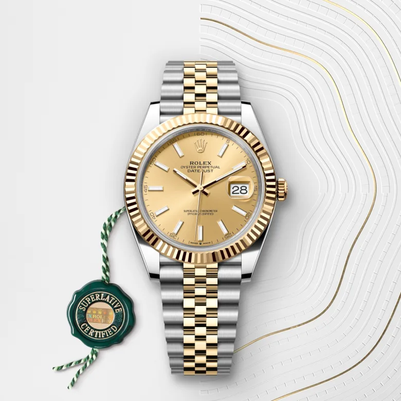 Rolex Datejust in Yellow Rolesor - การผสมผสานระหว่าง Oystersteel และทองคำ, M126333-0010 - NGG Timepieces