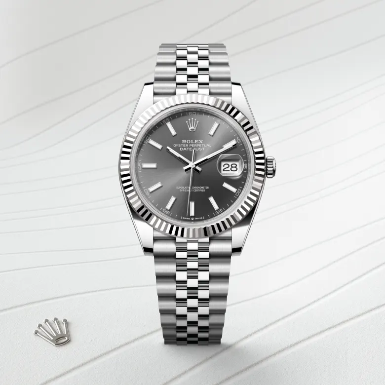 Rolex Datejust in White Rolesor - combination of Oystersteel and white gold, M126334-0014 - NGG Timepieces
