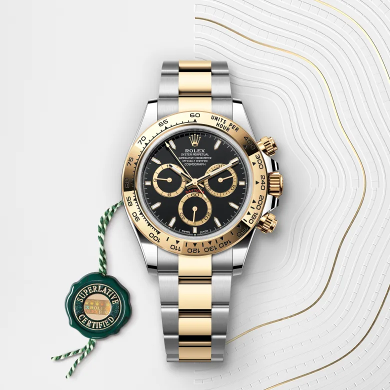 Rolex Cosmograph Daytona in Yellow Rolesor - การผสมผสานระหว่าง Oystersteel และทองคำ, M126503-0003 - NGG Timepieces