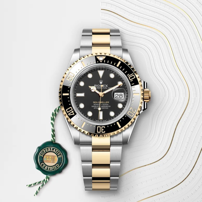 Rolex Sea-Dweller in Yellow Rolesor - การผสมผสานระหว่าง Oystersteel และทองคำ, M126603-0001 - NGG Timepieces