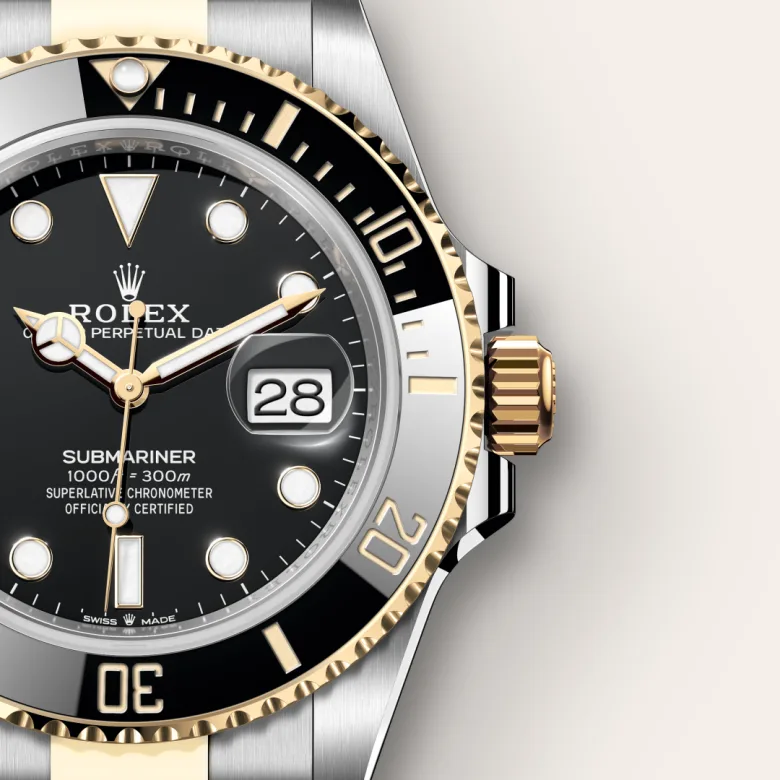 Rolex Submariner in Yellow Rolesor - การผสมผสานระหว่าง Oystersteel และทองคำ, m126613ln-0002 - NGG Timepieces