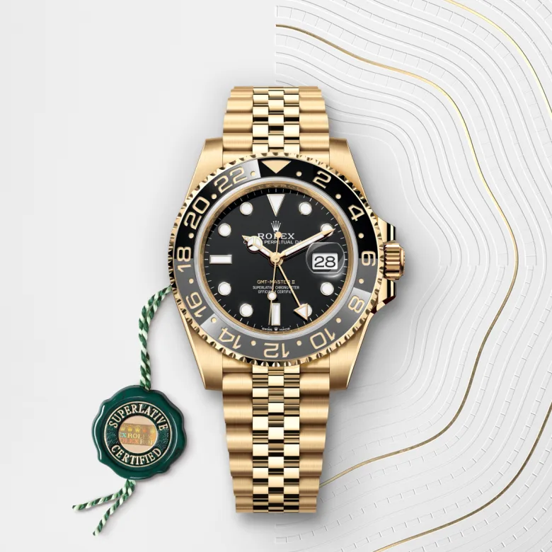 Rolex GMT-Master II in ทองคำ 18 กะรัต, M126718GRNR-0001 - NGG Timepieces