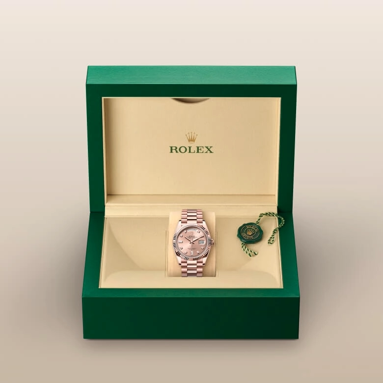 Rolex Day-Date in 18 ct Everose gold, M128235-0009 - NGG Timepieces