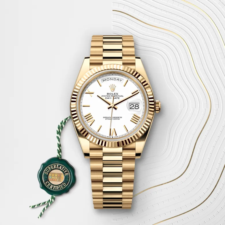 Rolex Day-Date in 18 ct yellow gold, M228238-0042 - NGG Timepieces